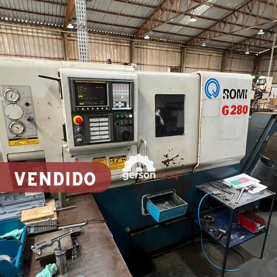 TORNO CNC ROMI G280 ANO 2005
